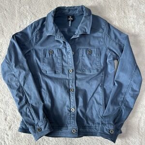 Kuhl Jacket Womens XSmall Kultivatr Stretch Twill Outdoor Nature Blue Green EUC‎